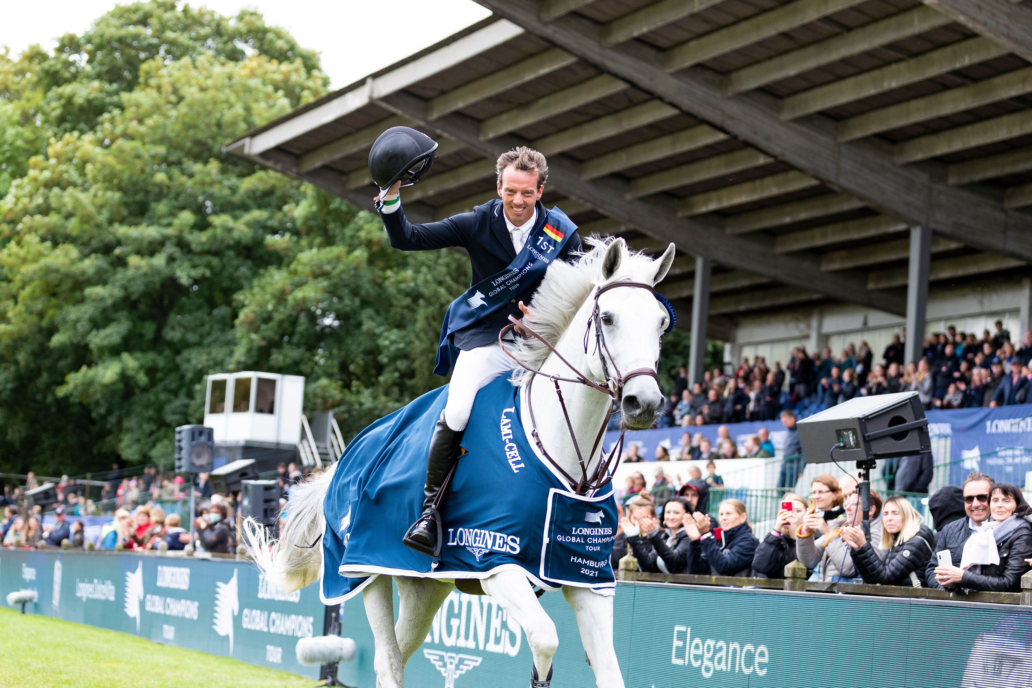 Hamburg: Harrie Smolders gewinnt Global Champions Tour